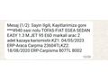 2020 MODEL FİAT EGEA 1.3 MULTİJET EASY EXTRALI