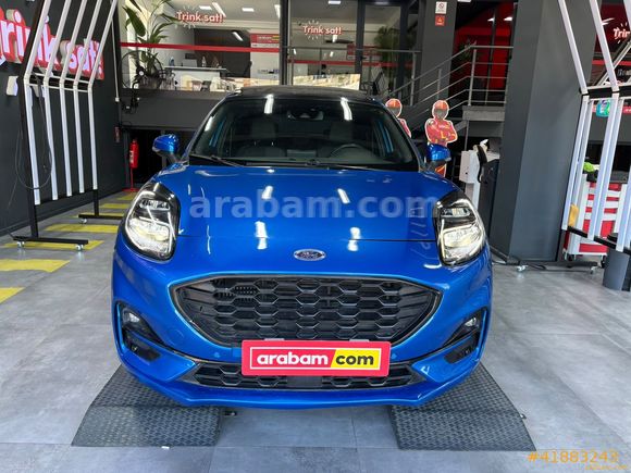 Galeriden Ford Puma 1.0 EcoBoost ST Line 2023 Model İstanbul 35.106 km Mavi