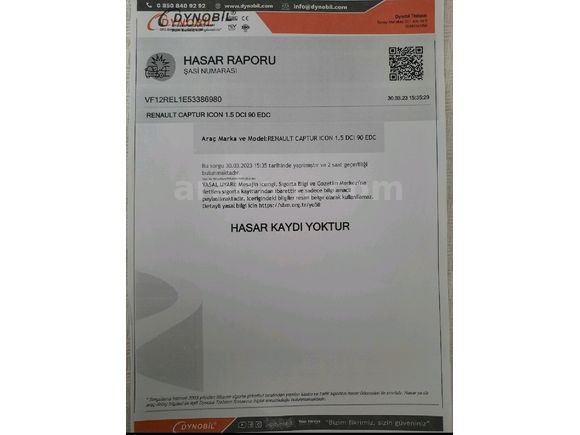 Sahibinden Renault Captur 1.5 dCi Icon 2015 Model  155.000 km Bej
