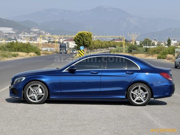 HATASIZ 2017 MODEL MERCEDES C200 D AMG SAAT/ELK BAKAJ