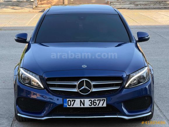 HATASIZ 2017 MODEL MERCEDES C200 D AMG SAAT/ELK BAKAJ