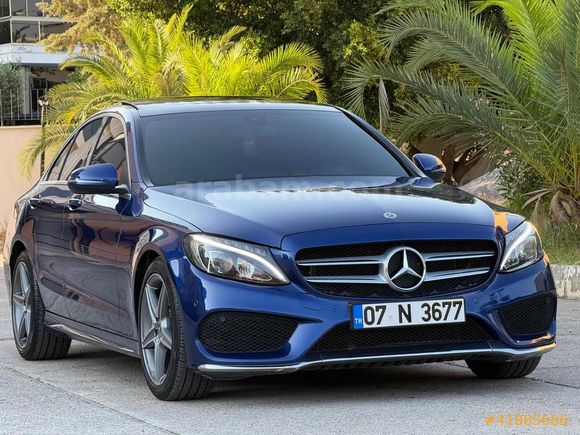 HATASIZ 2017 MODEL MERCEDES C200 D AMG SAAT/ELK BAKAJ