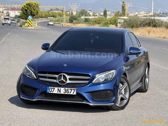HATASIZ 2017 MODEL MERCEDES C200 D AMG SAAT/ELK BAKAJ