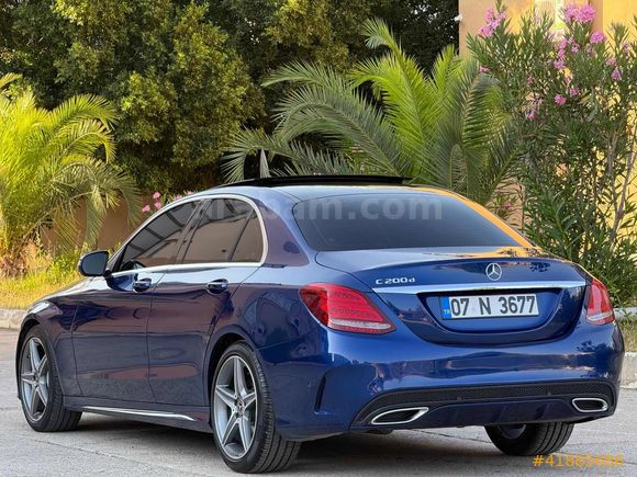 HATASIZ 2017 MODEL MERCEDES C200 D AMG SAAT/ELK BAKAJ