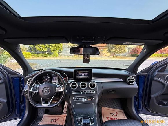 HATASIZ 2017 MODEL MERCEDES C200 D AMG SAAT/ELK BAKAJ