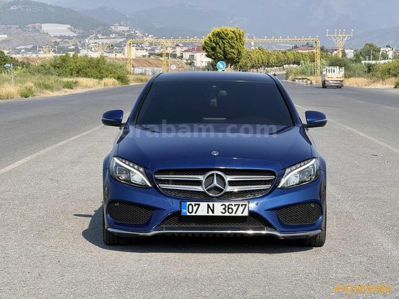 HATASIZ 2017 MODEL MERCEDES C200 D AMG SAAT/ELK BAKAJ