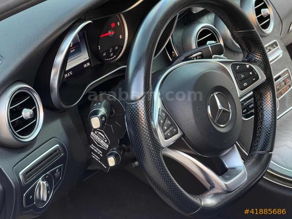 HATASIZ 2017 MODEL MERCEDES C200 D AMG SAAT/ELK BAKAJ