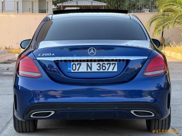 HATASIZ 2017 MODEL MERCEDES C200 D AMG SAAT/ELK BAKAJ