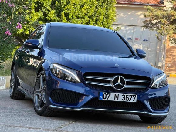 HATASIZ 2017 MODEL MERCEDES C200 D AMG SAAT/ELK BAKAJ