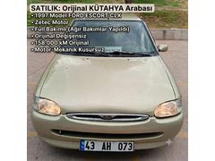 SAHİBİNDEN ORİJİNAL KÜTAHYA ARABASI DEĞİŞENSİZ DÜŞÜK KM FORD ESCORT CLX  1.6 16 V