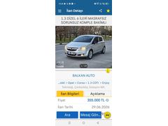 Sahibinden Opel Corsa 1.3 CDTI Enjoy 2008 Model  350.000 km Gri (Gümüş)
