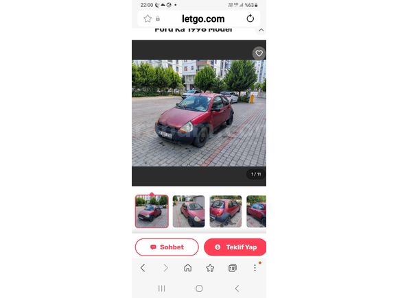 Sahibinden Ford Ka 1.3 1998 Model