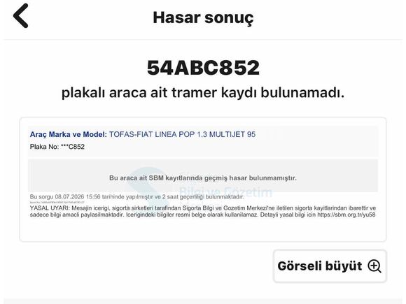 LİNEA 2015 1.3 MULTİ-JET POP 95''LİK DEĞİŞENSİZ 183.BİN KM'DE