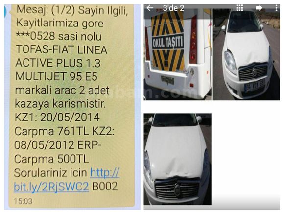 Sahibinden Fiat Linea 1.3 Multijet Active Plus 2012 Model