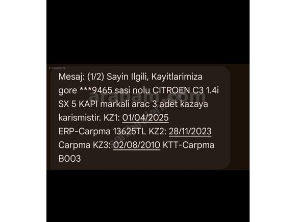 Sorunsuz Citroen C3 Düşük km