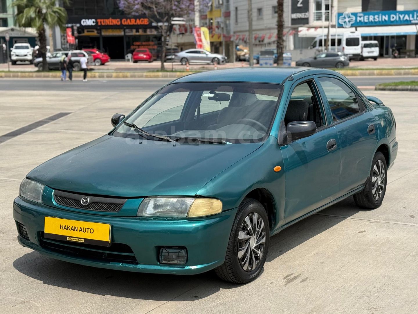 Galeriden Mazda 323 1.5 1998 Model Mersin 430.000 km Yeşil