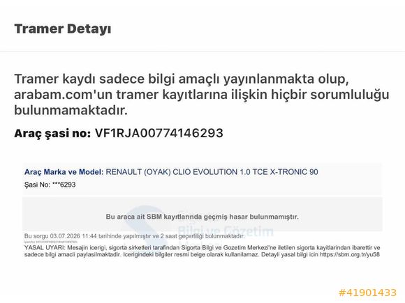 YARMACI OTOMOTİV'DEN 2024 CLİO EVOLUTİON HATASIZ BOYASIZ