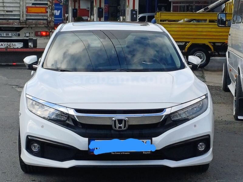 Sahibinden Honda Civic 1.6i VTEC Elegance 2019 Model Trabzon 76.700 km Beyaz