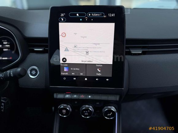 //SAN-CAR//2025 CLİO 1.0 TCE TECHNO ESPRİT ALPİNE GSR2/HATASIZ/