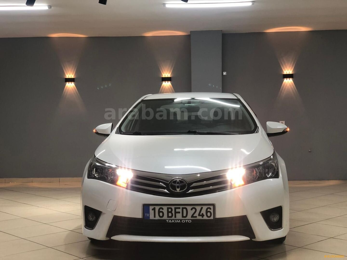 Galeriden Toyota Corolla 1.4 D-4D Touch 2015 Model Bursa 243.000 km Beyaz 5