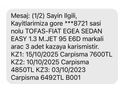 2023 / EASY PLUS / DEĞİŞENSİZ / YETKİLİ SERVİS BAKIMLI