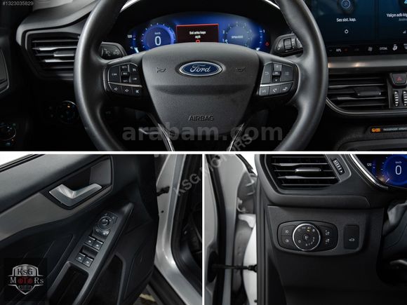 !BOYASIZ! 2023 FORD FOCUS TİTANİUM X/SERVİS B/KEYLESS GO/HAYALET