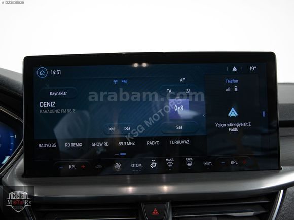 !BOYASIZ! 2023 FORD FOCUS TİTANİUM X/SERVİS B/KEYLESS GO/HAYALET