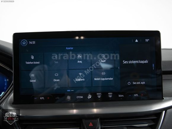!BOYASIZ! 2023 FORD FOCUS TİTANİUM X/SERVİS B/KEYLESS GO/HAYALET