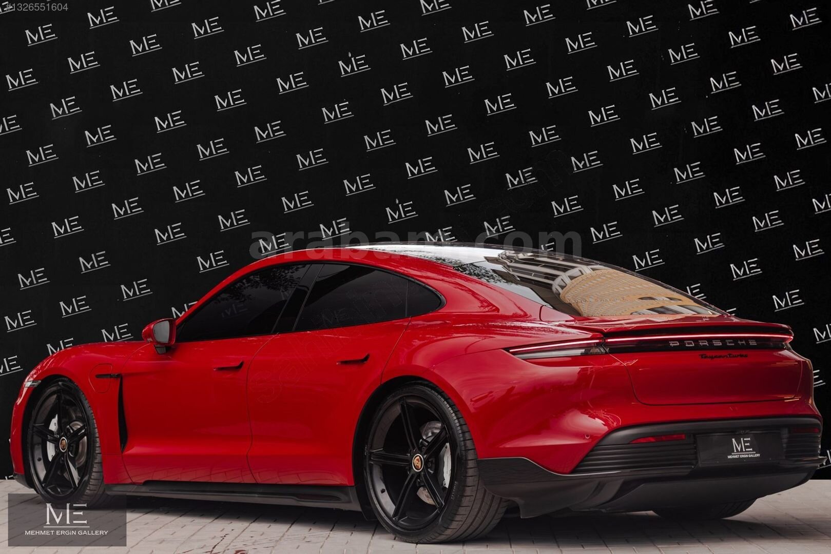 Galeriden Porsche Taycan Elektrik Turbo 2020 Model Kütahya 30.000 km Kırmızı 6