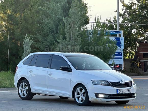 TR DE TEK 2017 MODEL SKODA RAPİD HATASIZ BOYASIZ FULU CAM TAVAN