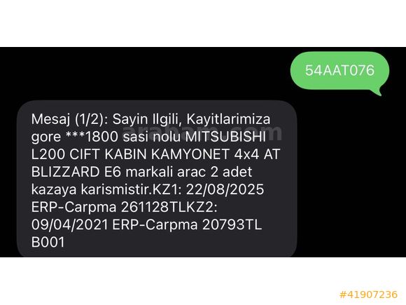 AKBAŞ - Mitsubishi L200 2017