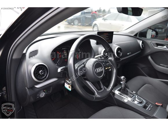 2017 ORJİNAL AUDİ A3 1.6TDİ DYNAMİC F1-START-STOPLU KARTA TAKSİT