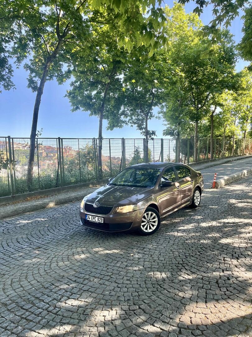Galeriden Skoda Octavia 1.6 TDI Ambition 2014 Model İstanbul 265.000 km Kahverengi 3