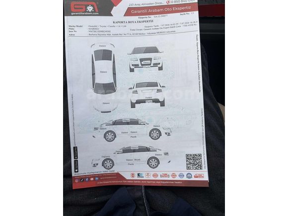 AKTUNÇ AUTO'DAN 2018 COROLLA 1.6 LİFE LPG,Lİ+ÇELİK CANTLI