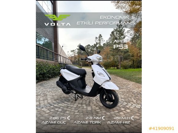 Moto Motto'dan VOLTA APEC PS3 (50cc) Vade FARKSIZ 6 TAKSİT