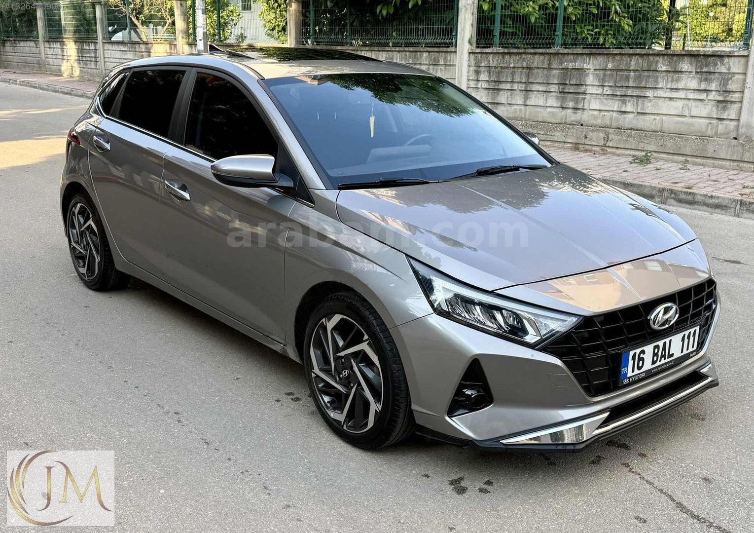 Galeriden Hyundai i20 1.4 MPI Elite 2022 Model Antalya 49.500 km Gri 3