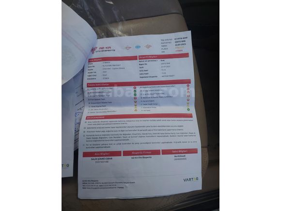 Sahibinden Chevrolet Captiva 2.0 D LT High 2007 Model