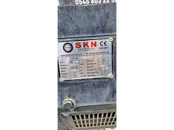 Traktör arkası 55 Kwa jeneratör çok. Temiz  