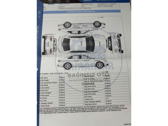 Sahibinden Hyundai Accent Blue 1.4 D-CVVT Mode Plus 2015 Model 
