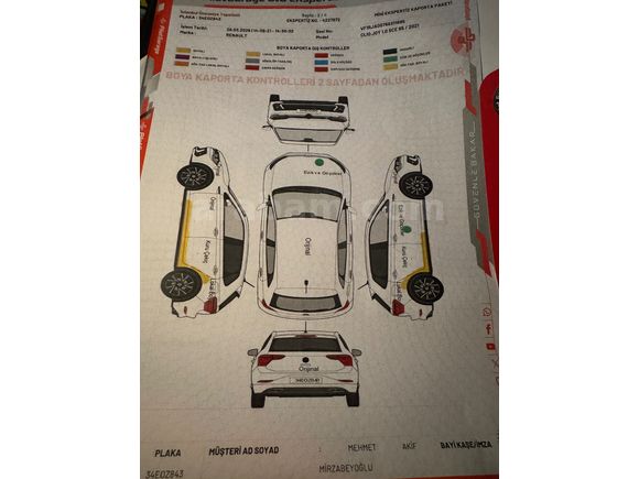 Sahibinden Renault Clio 1.0 SCe Joy 2021 Model 