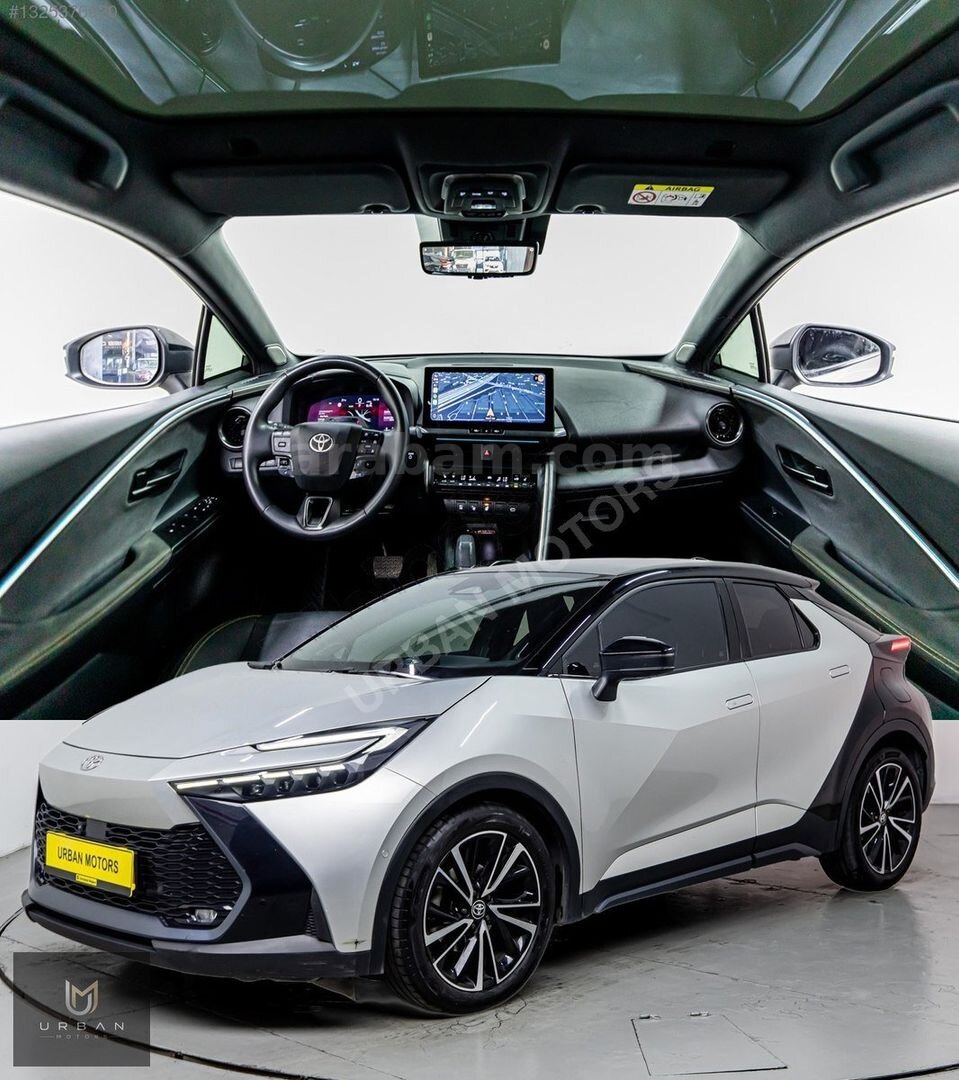 2024 TOYOTA C-HR HYBRİD ÇİFT RENK CAM TAVAN HATASIZ TRAMERSİZ 2