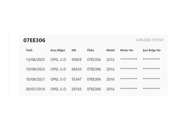 Opel Corsa 1.4 Enjoy 2016 Model Antalya