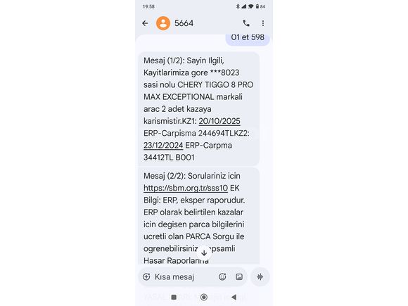 Aracımız çok temiz 