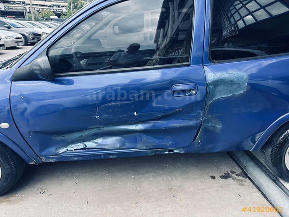 ÇITIR HASARLI ÇEKME BELGELİ SARUFLU KLİMALI CORSA GSİ