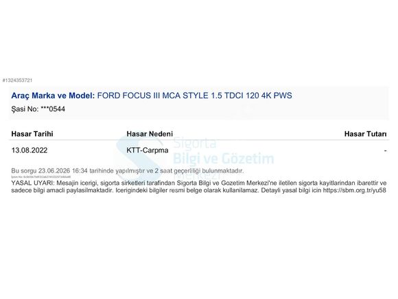 FOCUS %100 ORJİNAL EMSALSİZ BOYASIZ KAZASIZ ÇOK TEMİZ 44 BİNDE