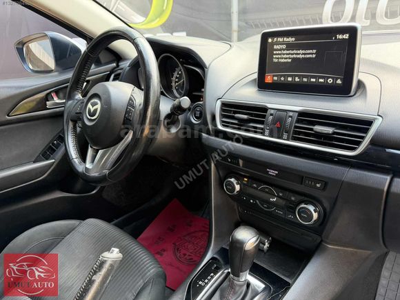 HATASZ 2014 MAZDA 3 1.5 SKYACTİVE OTOMATİK-K.ISITMA-G.GÖRÜŞ-AZKM