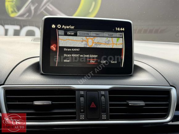 HATASZ 2014 MAZDA 3 1.5 SKYACTİVE OTOMATİK-K.ISITMA-G.GÖRÜŞ-AZKM