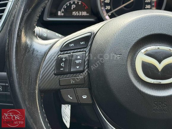 HATASZ 2014 MAZDA 3 1.5 SKYACTİVE OTOMATİK-K.ISITMA-G.GÖRÜŞ-AZKM