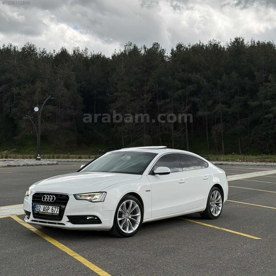 Galeriden Audi A5 Sportback 2.0 TDI 2014 Model Adıyaman 156.000 km Beyaz 2