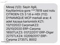 2012 C5 E HDİ DYNAMİQUE SUNROOF İÇİ BEJ BAKIMLARI TAM TERTEMİZ.